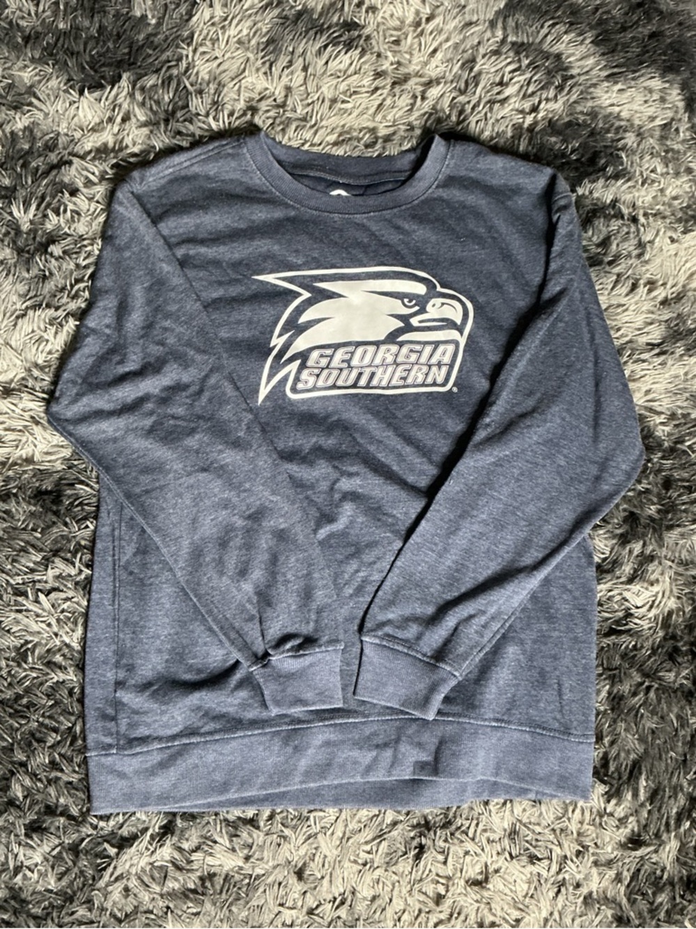 Men's Navy Georgia Southern Crewneck Sweatshirt